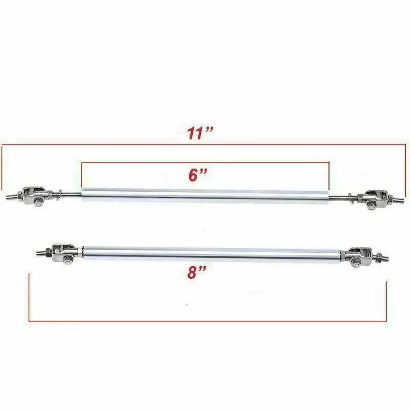Splitter delantero universal con soportes de acero inoxidable - imagen 5