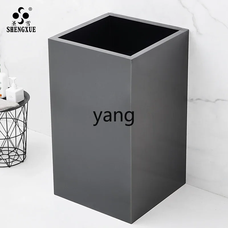Lavabo columna acero inoxidable con luz negra alta gama - imagen 4
