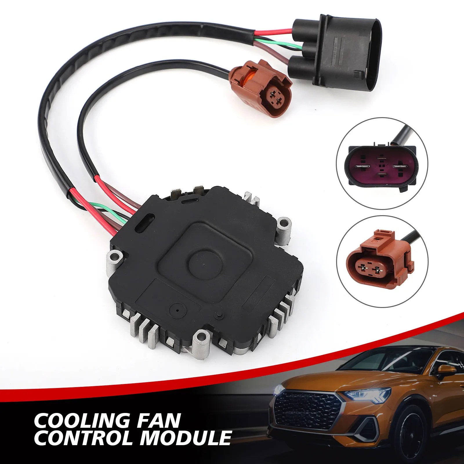 Módulo control ventilador refrigeración Audi A3 TT y VW Golf Jetta - imagen 3