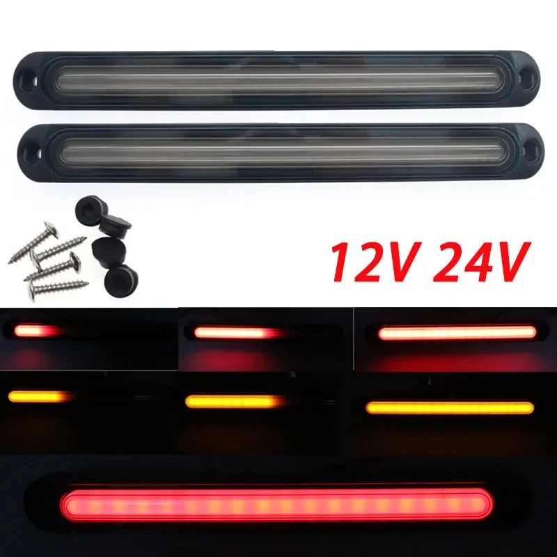 Luces LED traseras 12V/24V para camión – freno, DRL y intermitente