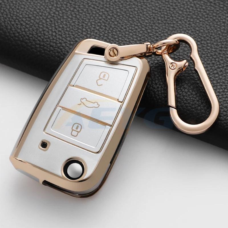 Detalle del diseño de la funda protectora para llave de automóvil