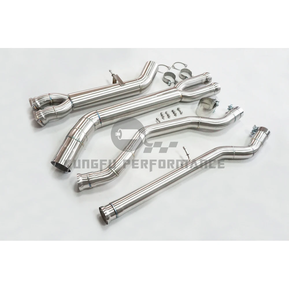 Tubo medio resonado Kungfu Performance S55 para BMW F80 M3 y F82 M4 - imagen 2