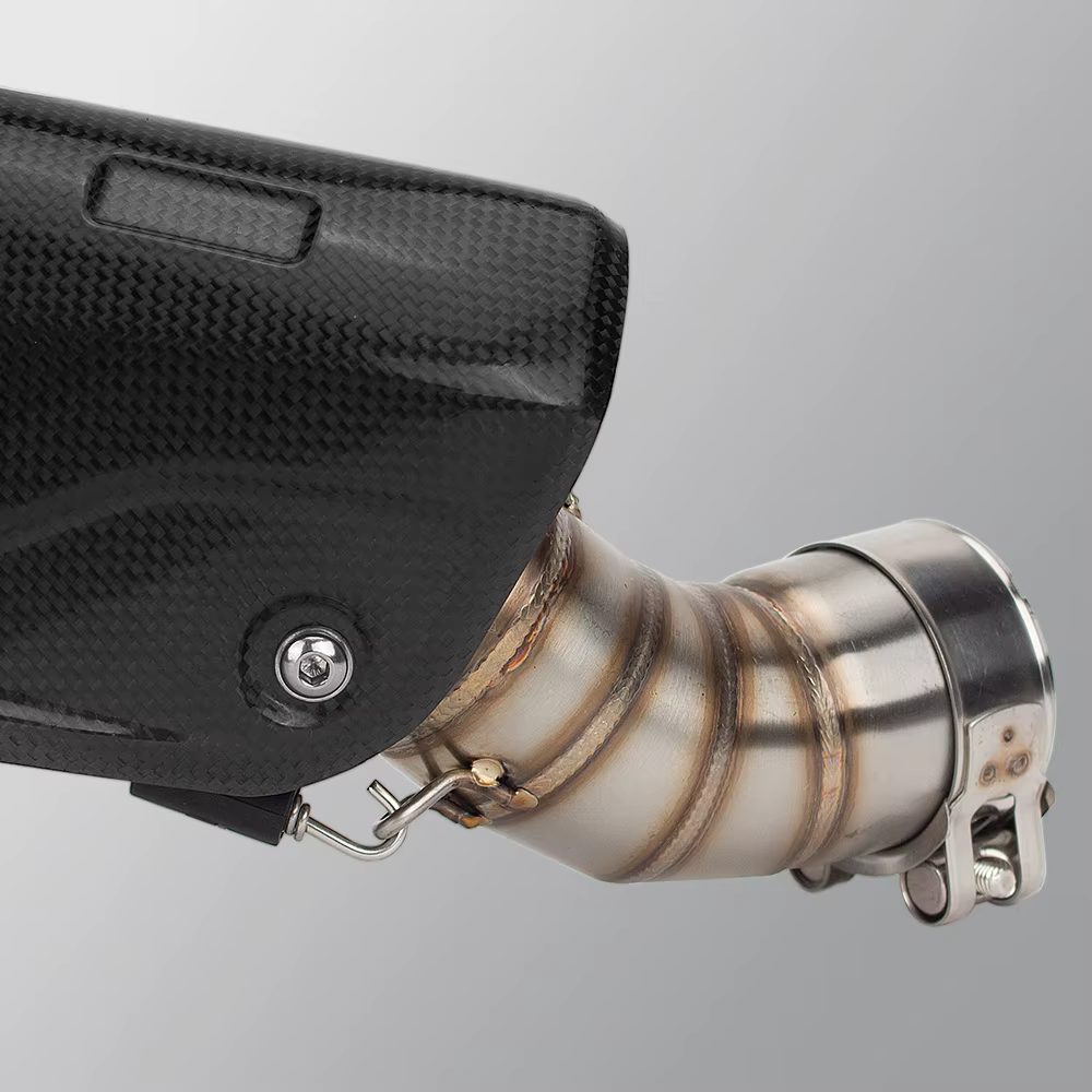 Silenciador de escape con cubierta de carbono para Kawasaki Z900 - imagen 3