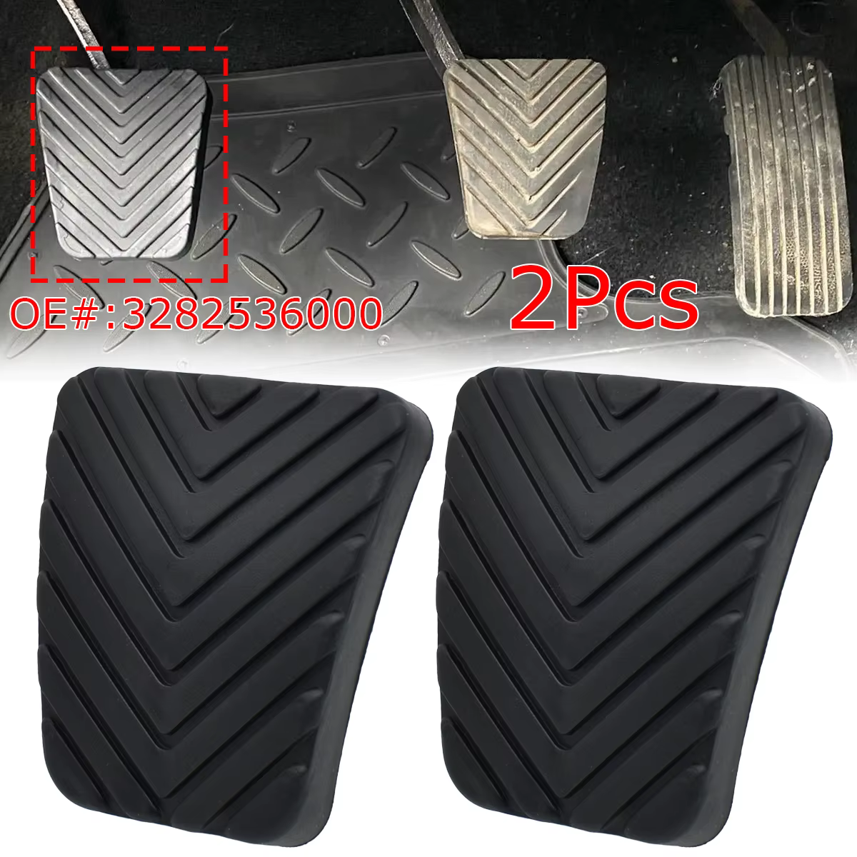 Gomas para pedales de freno y embrague Kia y Hyundai