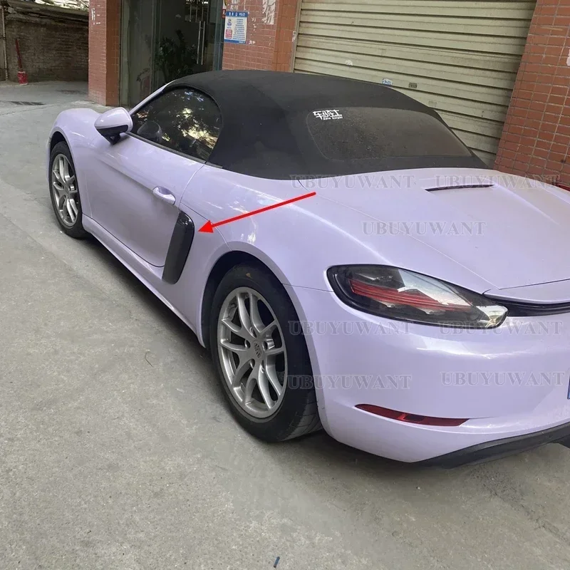 Rejillas laterales de fibra de carbono Porsche 718 Boxster S/T/GTS - imagen 5