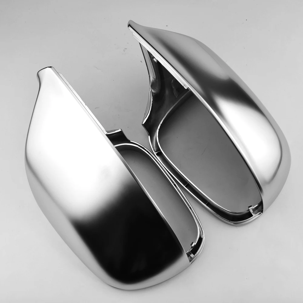 Tapas de retrovisor cromadas plata mate para Audi Q5 8R Q7 4L SQ5 - imagen 3