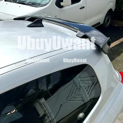Alerón de techo para Renault Clio III, IV y V efecto carbono ABS