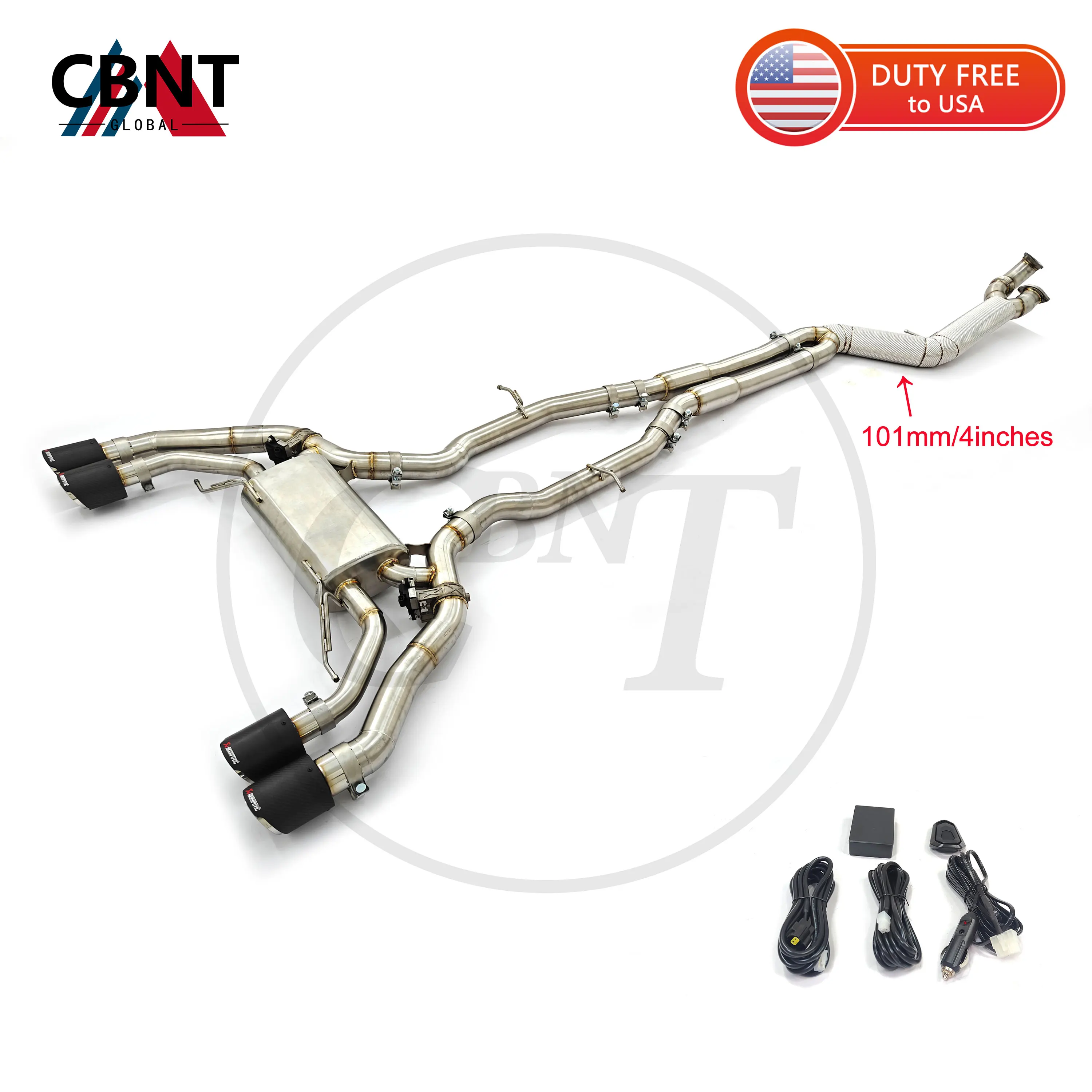 CBNT Escape catback Valvetronic BMW X3M G01 X4M G02 S58
