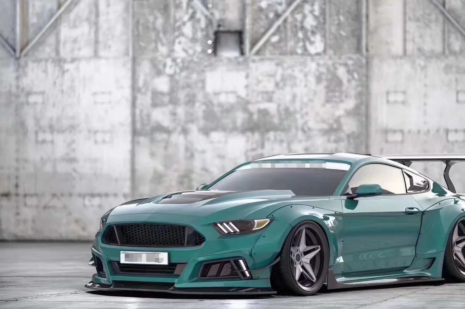 Kit bodykit fibra de vidrio widened para Ford Mustang clásico - estilo muscle - imagen 4