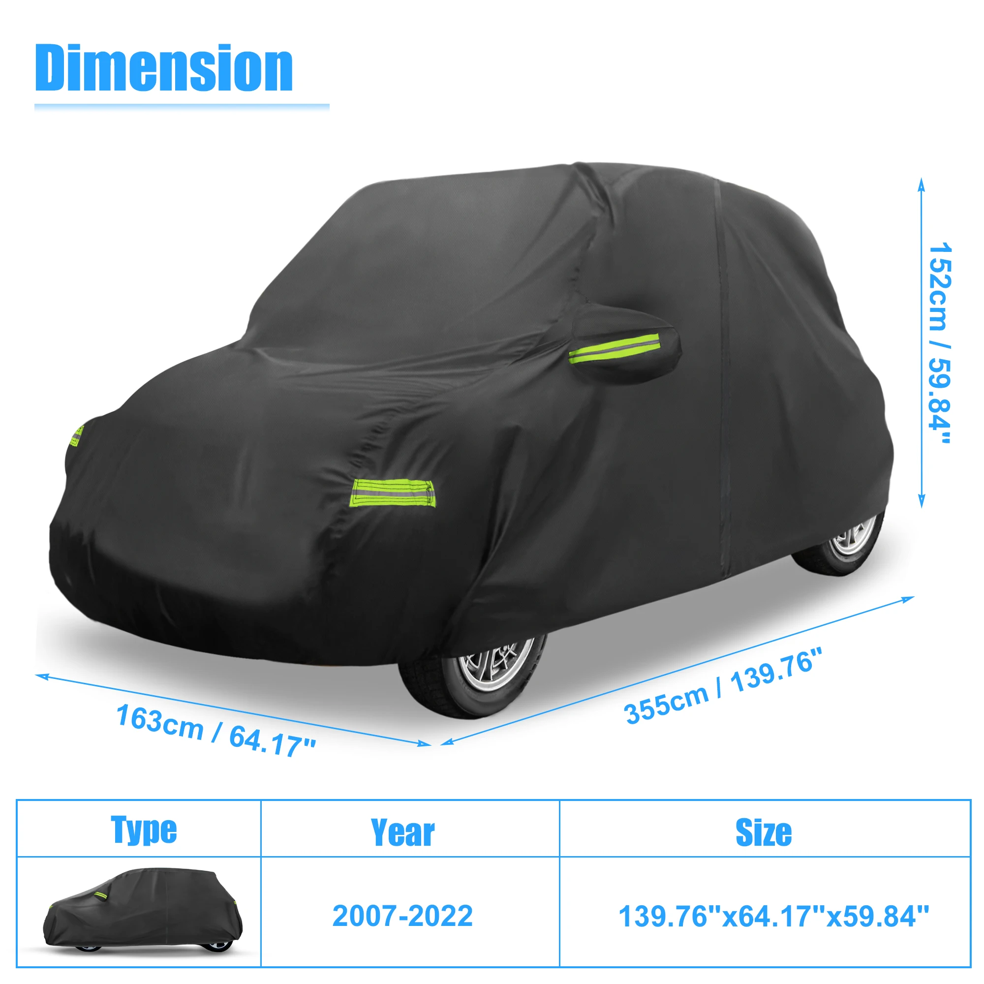 Funda impermeable Autohaux para Fiat 500 - imagen 2