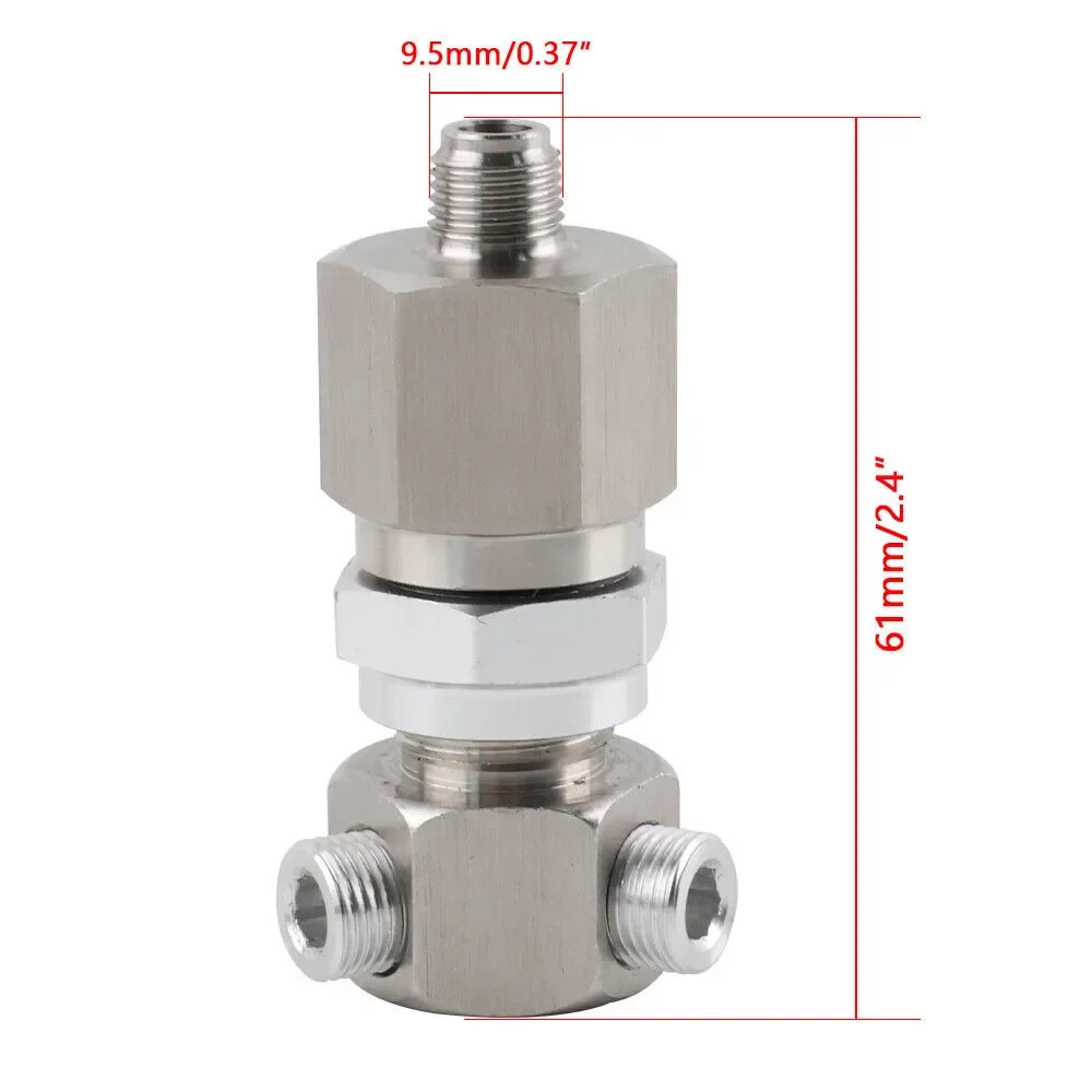 Adaptador rosca BSPT sensor presión aceite – Honda Acura K20 K24 aluminio - imagen 3