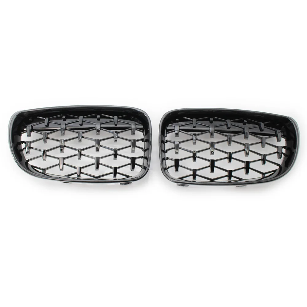 Riñoneras delanteras BMW Serie 1 E81-E88 LCI estilo diamante - imagen 5