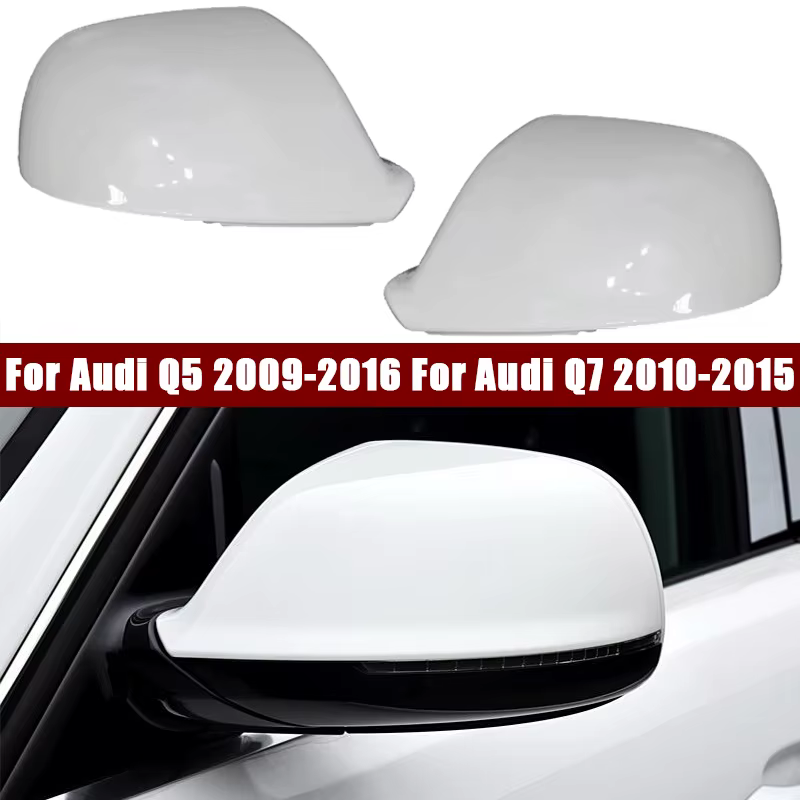 Carcasas retrovisor Audi Q5/Q7 blancas 8R0857527/8R0857528