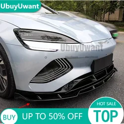 Kit bodykit BYD Seal EV delantero labio difusor negro carbono