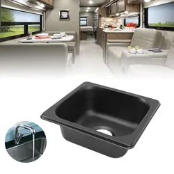 Fregadero de barco RV de acero galvanizado negro inoxidable 304