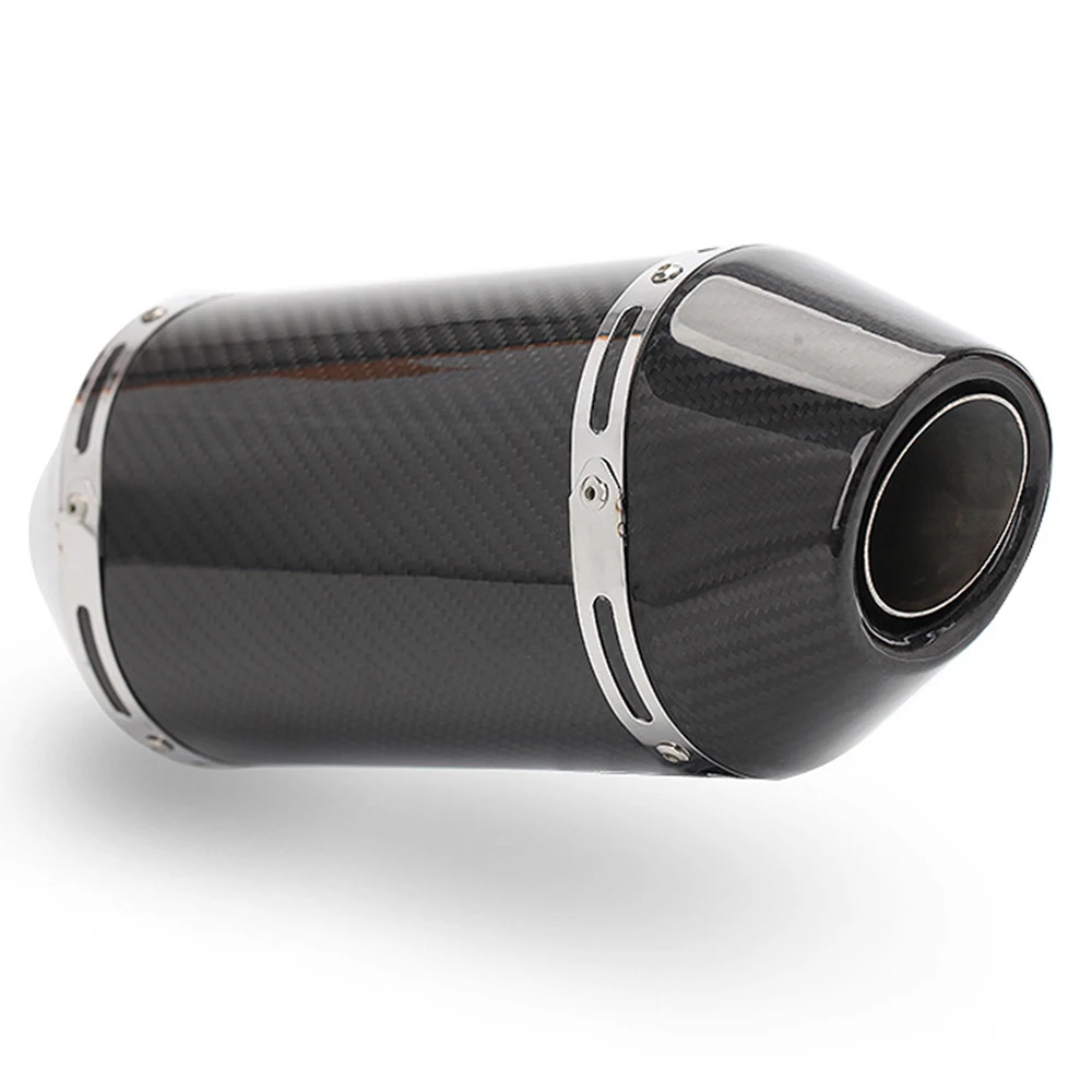 M4 silenciador de escape fibra carbono GSX250 ZX10R ZX6R MT07 - imagen 3
