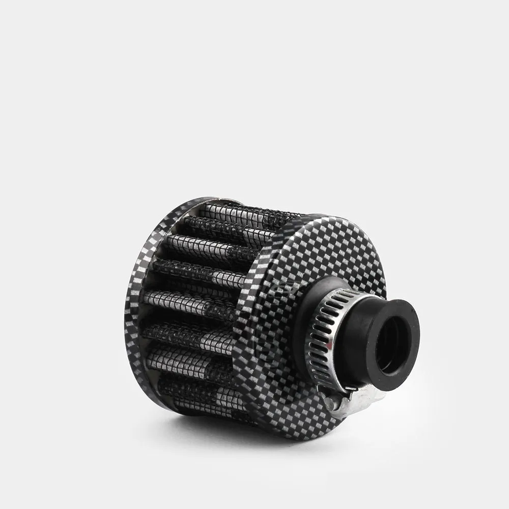 Filtro de admisión de aire frío de 12mm, cubierta de Válvula de ventilación Turbo del cárter del coche - imagen 5