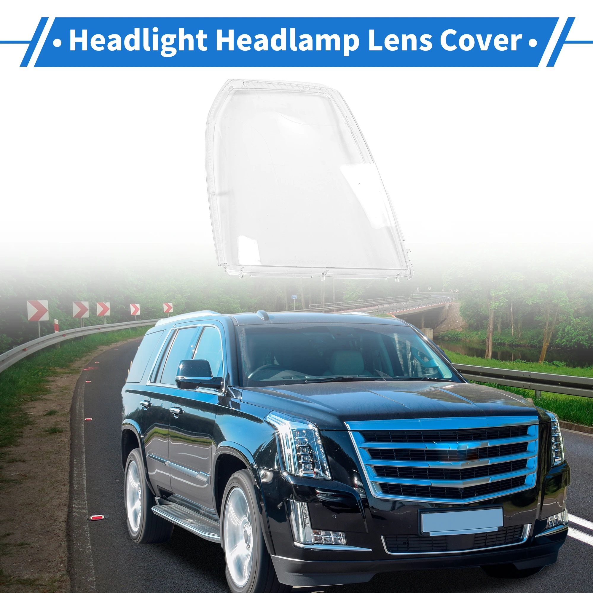 Carcasa faro delantero derecho Cadillac Escalade 2007-2014 - imagen 2