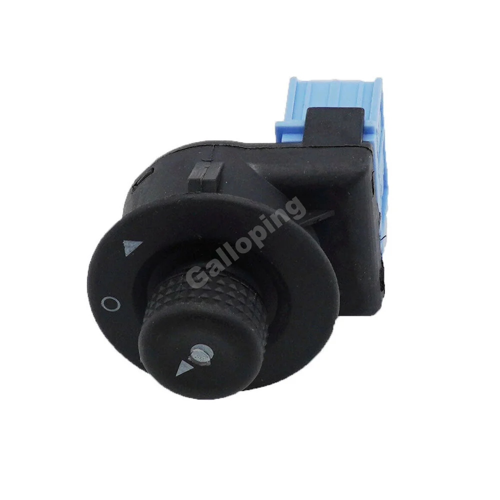 Interruptor ajustador de espejo lateral eléctrico, perilla de Control de espejo retrovisor, botón regulador para Citroen C3 C2 C4 Peugeot 1007 6545KS - imagen 2