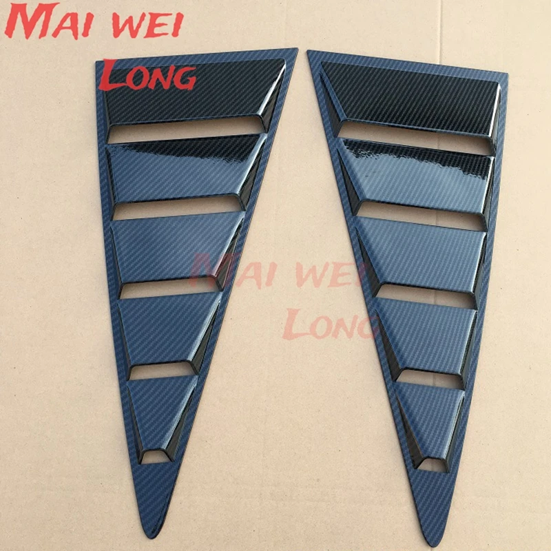 Deflectores de ventana trasera negros para Audi A3, A4, A5, A7 y TT - imagen 4