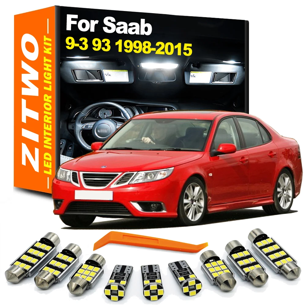 Kit bombillas LED ZITWO para interior Saab 9-3