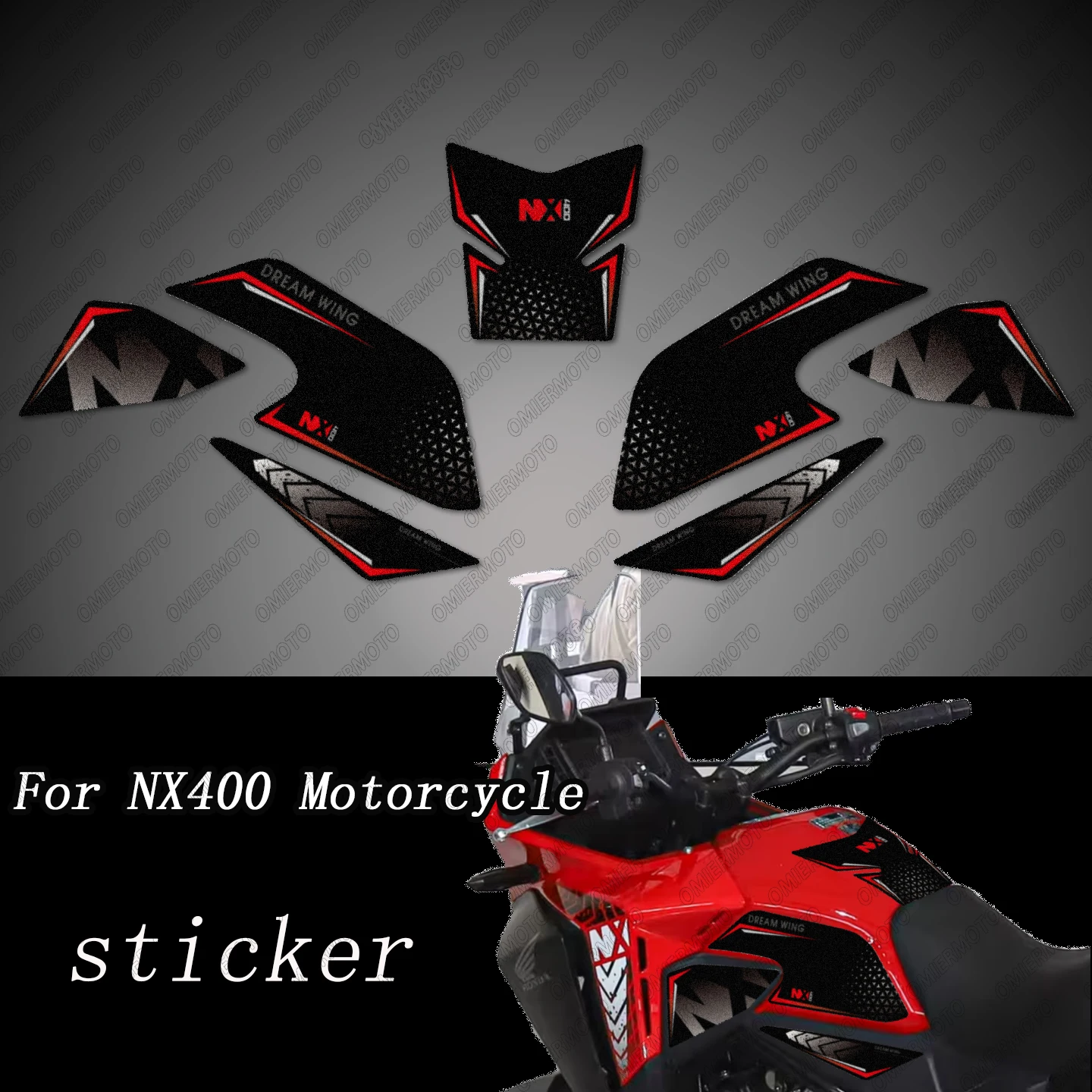 Protector de depósito 3M para Honda NX400