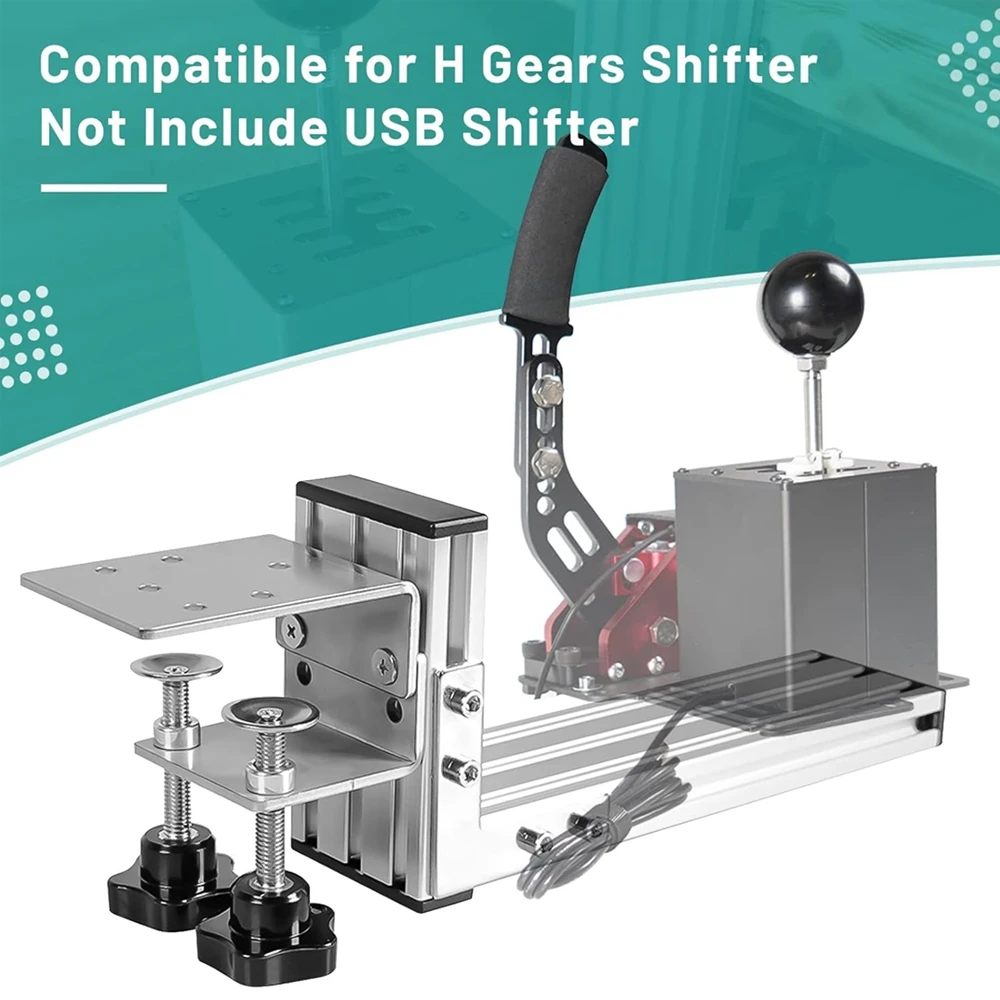 Soporte en L para palanca Logitech G25/G27/G29/G920 y Thrustmaster T300RS - imagen 4