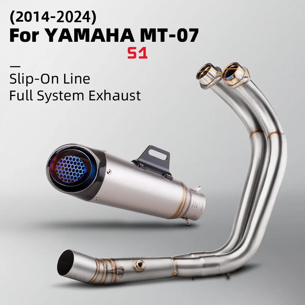 Kit tubo de enlace escape Yamaha MT-07 FZ-07 2014-2023