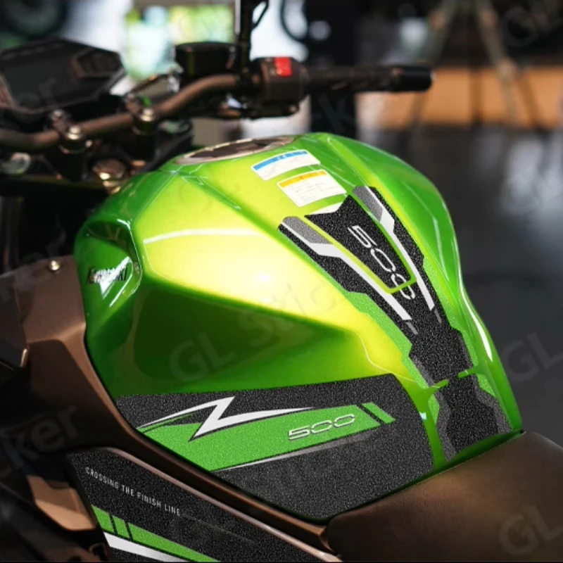 Protector de depósito Kawasaki Z500 – Pegatina adhesiva - imagen 4