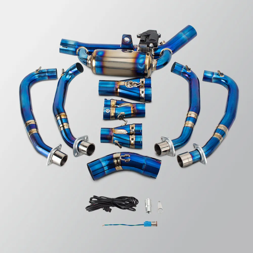 Escape titanio completo para Kawasaki ZX4R ZX4RR – Kit carreras - imagen 2