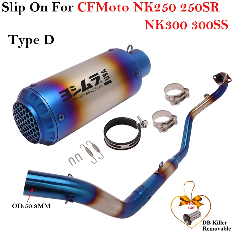 Escape completo para CFMoto NK250, NK300, NK250SR y NK300SR - imagen 5