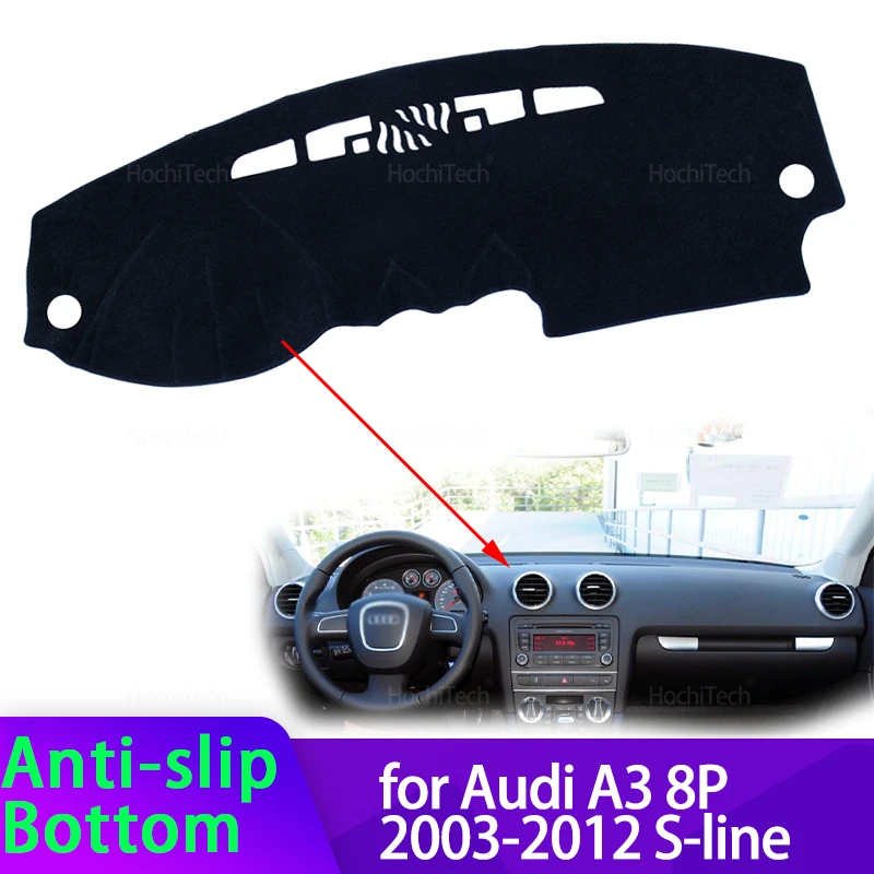 Alfombrilla de salpicadero para Audi A3 8P S line (2003-2012)