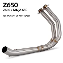 Tubo de escape deportivo Kawasaki Z650 Ninja 2017-2025