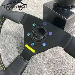 Llave en L volante con tornillos titanio quemado para coche