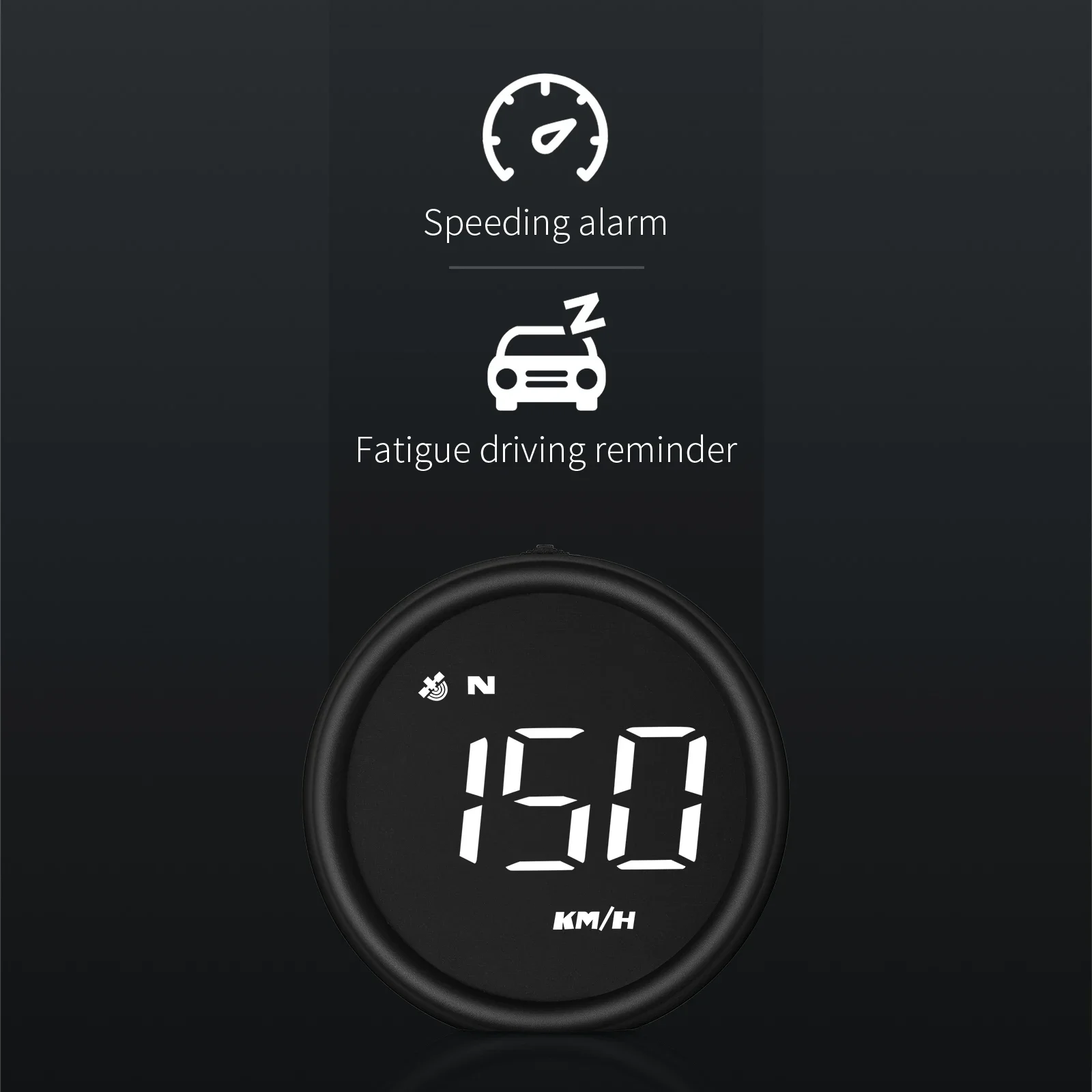 Pantalla frontal G1, velocímetro Digital LCD Gps, brújula, inclinómetro, proyector, ordenador de bordo para todos los coches - imagen 4