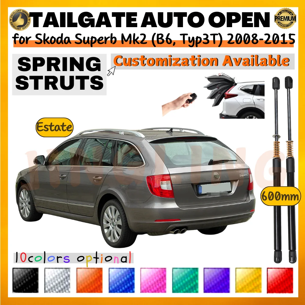 Amortiguadores de portón trasero Skoda Superb Combi II (2008-2015)