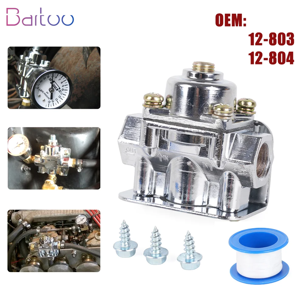 Regulador de presión de combustible Holley Edelbrock 3/8 NPT