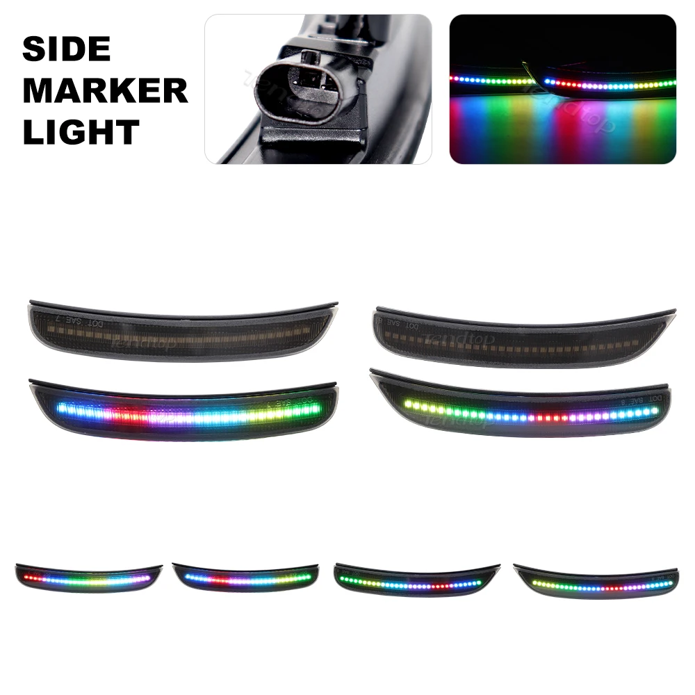 Luces laterales LED dinámicas para Dodge Charger 2015-2023 - imagen 2