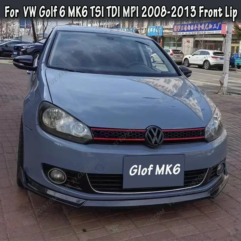 Labio parachoques delantero VW Golf MK6 2008-2013 TSI TDI MPI - imagen 2