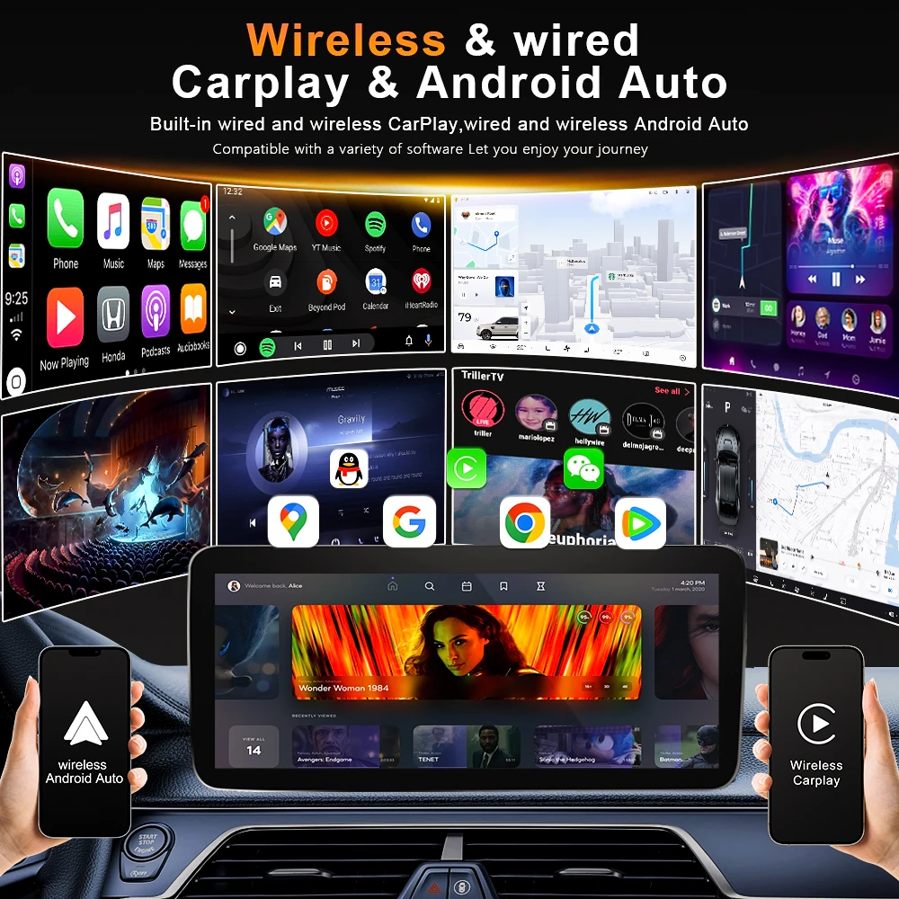 Radio multimedia Android de 12,3 pulgadas para BMW X1 E84 2012-2013 - imagen 3
