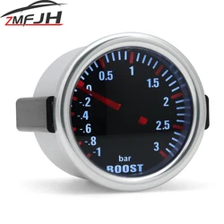 Manómetro turbo LED 2.52mm (-1 a 3 bar) – medidor presión motores 12V