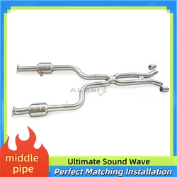 Resonador de escape de tubo medio para BMW M2/M3/M4 3.0T 2022-2025