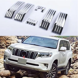 Rejilla delantera cromada ABS para Toyota Land Cruiser Prado 150