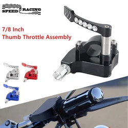 Acelerador de pulgar 22 mm para quad Yamaha, Honda, Suzuki y Kawasaki