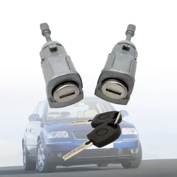 Cerradura de puerta delantera con llave para VW Passat B5 (1996-2005)