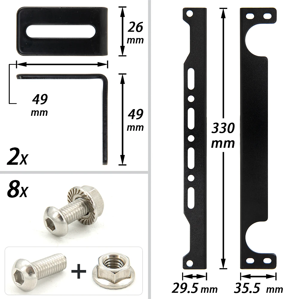 Kit enfriador de aceite AN10 con adaptador y soportes AN6 AN8 - imagen 4