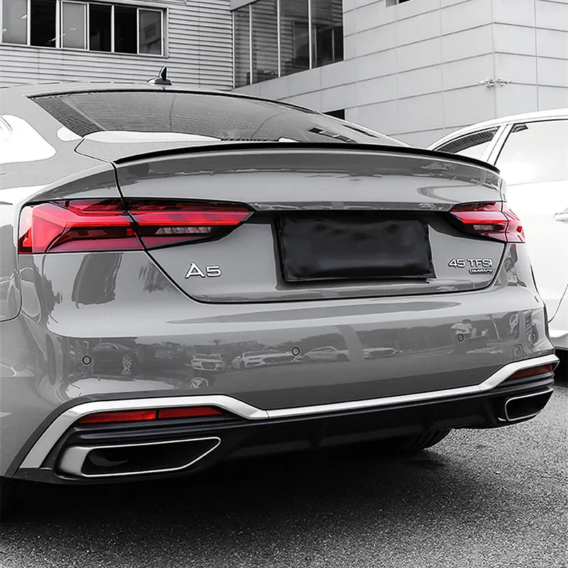 Alerón trasero de carbono negro para Audi A5 B9/S5/RS5 2017-2023 - imagen 3