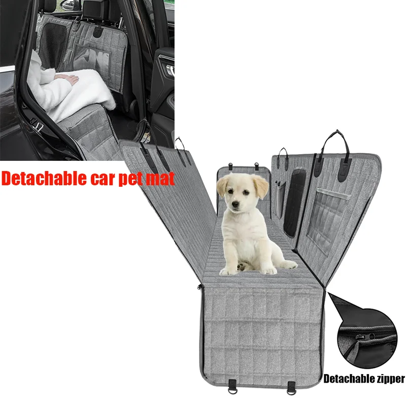 Funda asiento trasero perro antideslizante impermeable universal