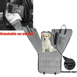 Funda asiento trasero perro antideslizante impermeable universal