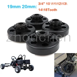 Embrague centrífugo para kart y minibike 19/20 mm piñón 420 428
